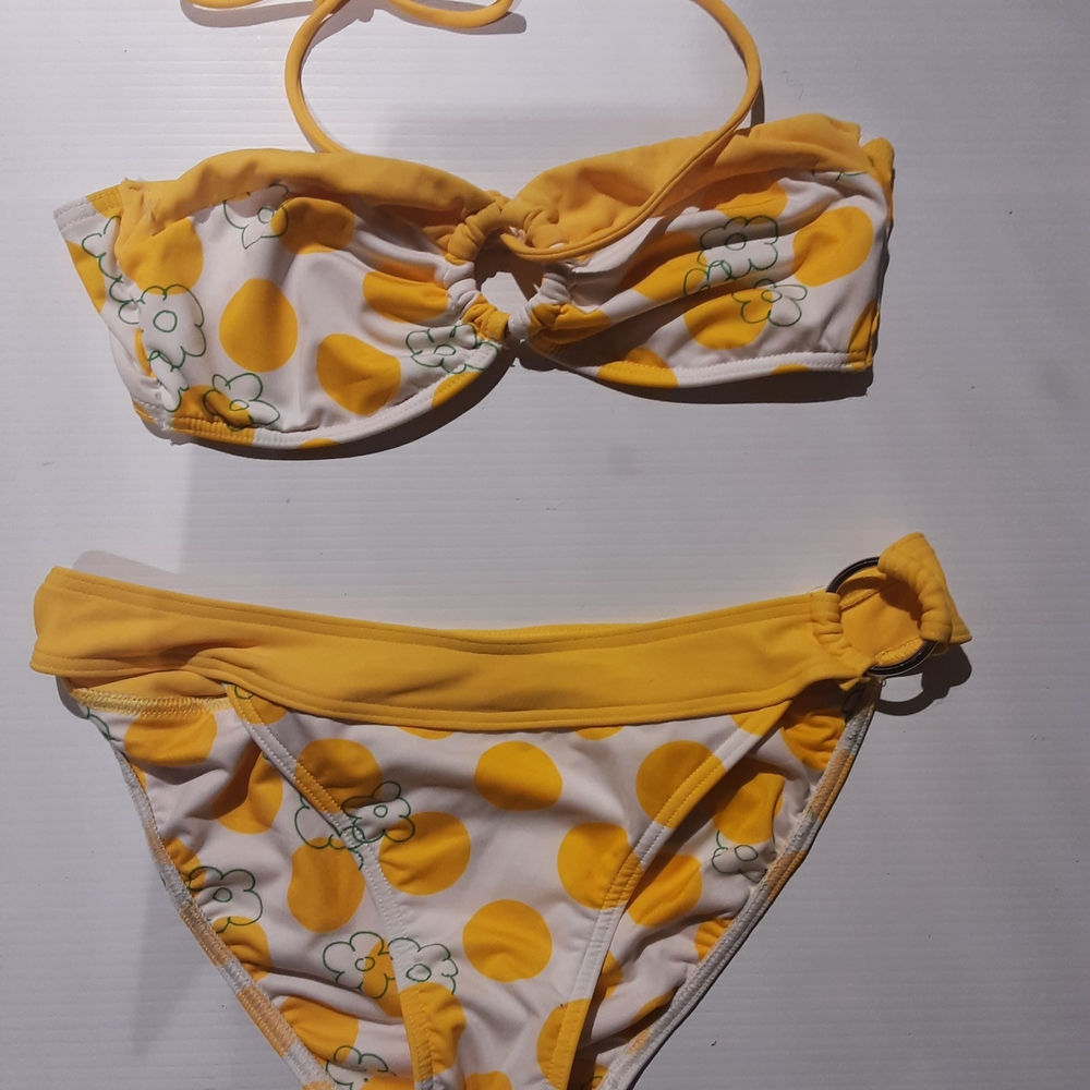 Yellow Polka Dot Bikini